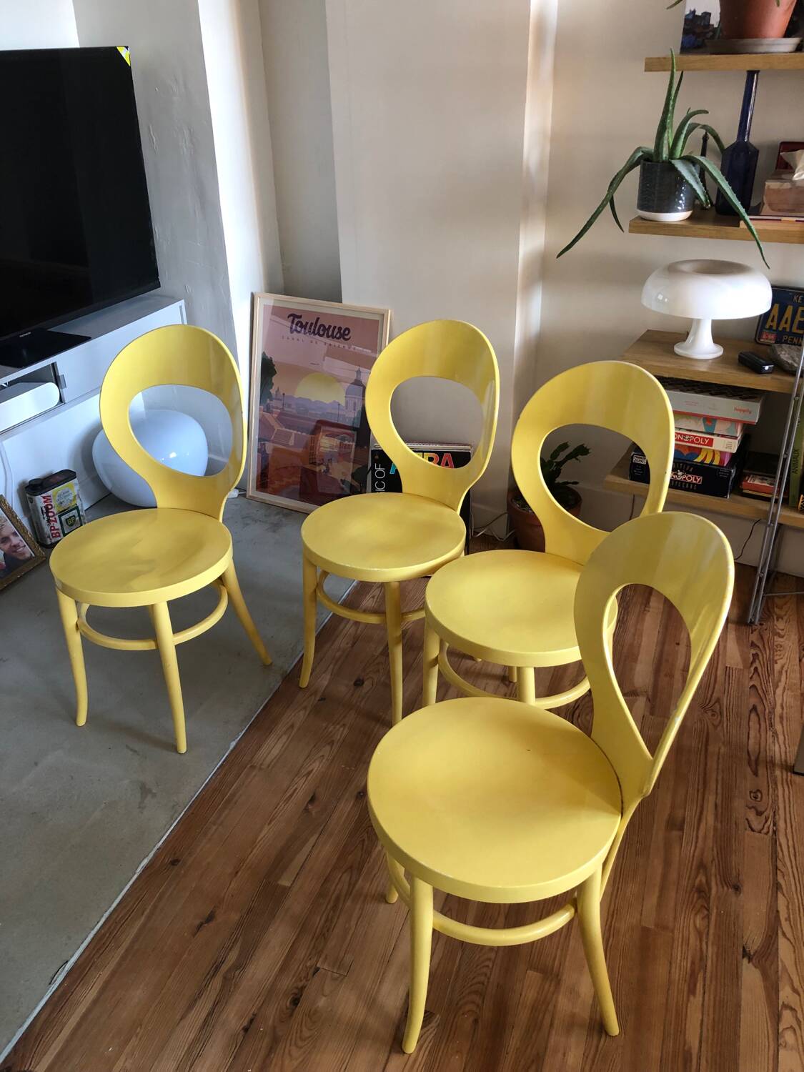 Set of 4 Baumann Seagull chairs