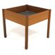 Scandinavian teak and metal planter, Sweden, 1960