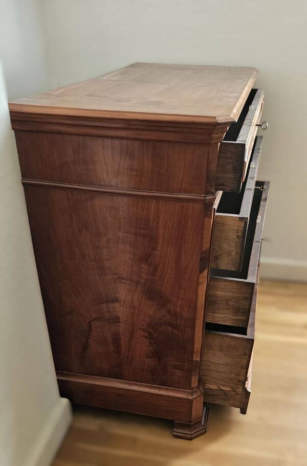 Commode Style Louis Philippe En Merisier