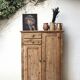 English solid pine wardrobe