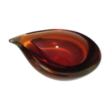 Murano glass drop ashtray