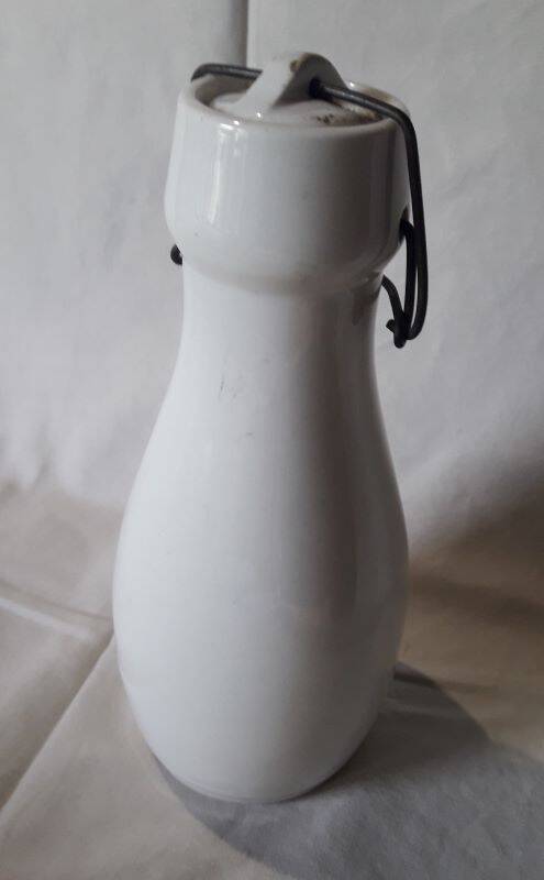 Advertising milk bottle