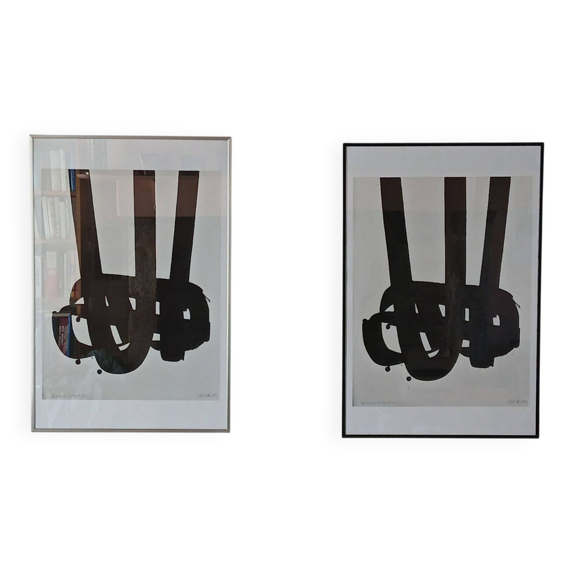 Pierre Soulages from screen print no. 29