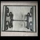 Beautiful wrought iron side table.