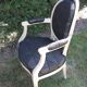 Fauteuil cabriolet style Louis XVI