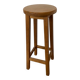 Set of 3 solid oak stools