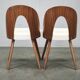 Ensemble de quatre chaises restaurées d'Antonin Suman des années 1960.