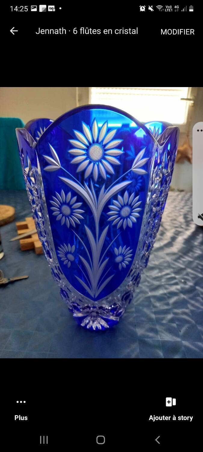Crystal vase