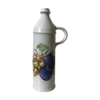 Bouteille à liqueur en porcelaine de Limoges