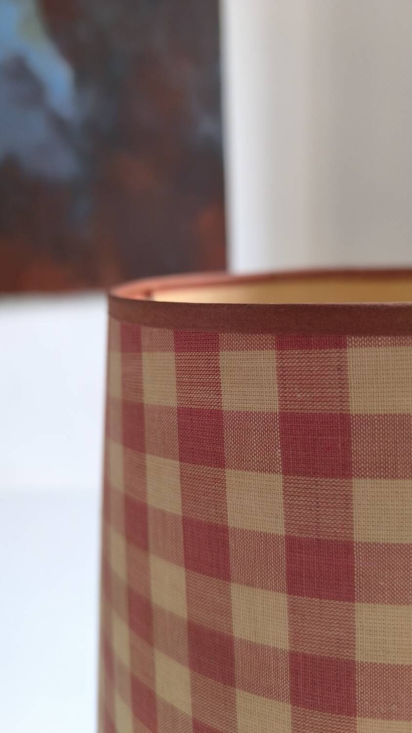 Charles Dudouyt style turned wood table lamp