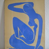 Matisse " nu bleu " 1952 screen print poster spadem 1971