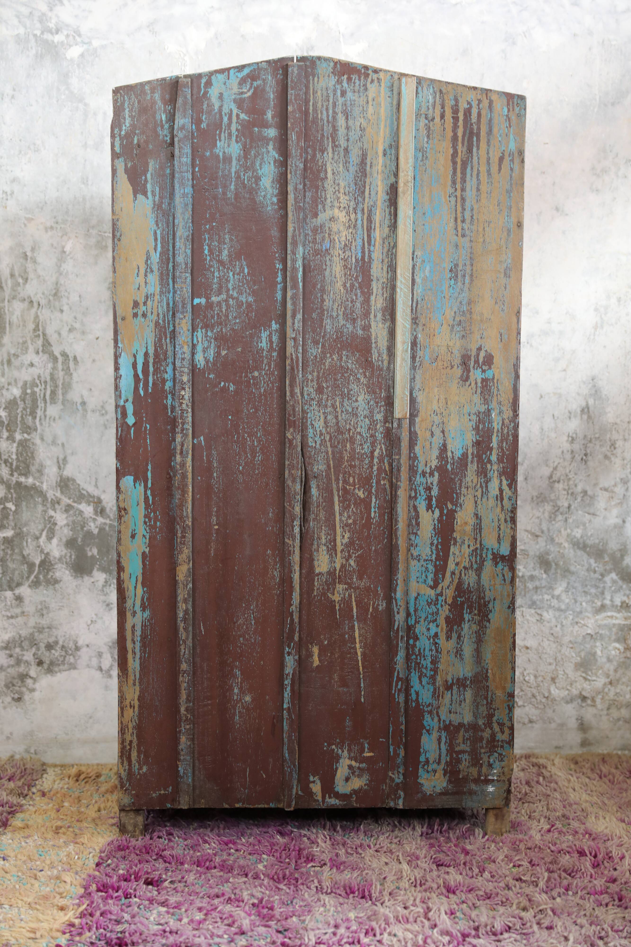 Meuble indien Vaisselier 4portes en 2 parties