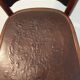 Set of 3 "Art Nouveau" chairs signed by JJ Kohn.