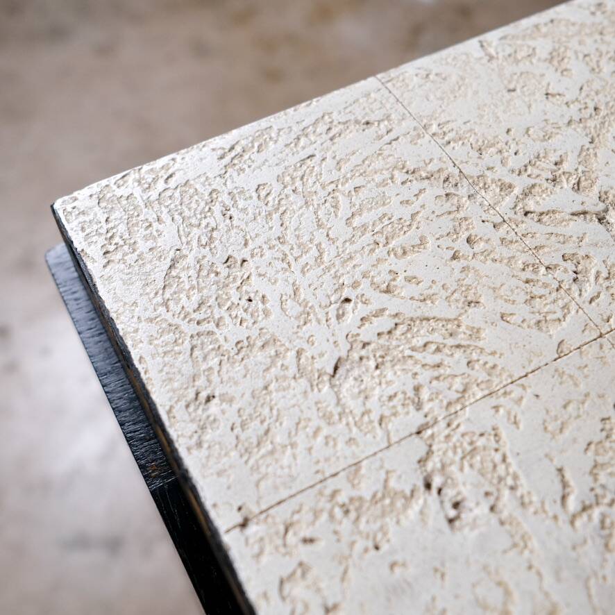Table basse style Art Deco avec cave à cigares, France, 1960s