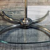 Silver-plated metal serving tray, 1960s/70s