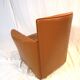 Cognac leather club chair