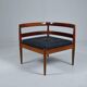 Univers corner chair by Kai Kristiansen for Magnus Olesen. 1965.