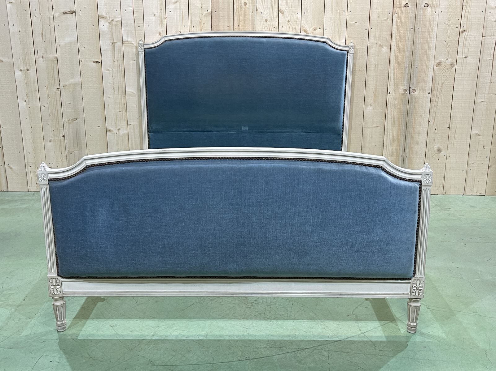 Louis XVI style bed of the 50s - bedding 140x190