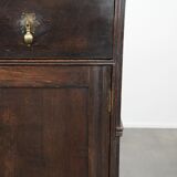 Rare English antique 2-door cabinet from the early 18th century