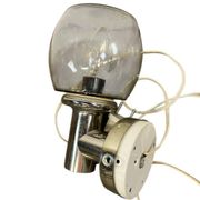 Set of 2 vintage chrome wall sconces