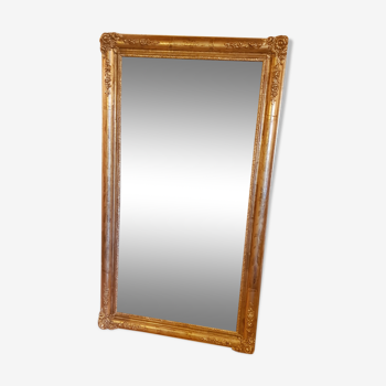Restored gold leaf mirror - 127x71cm