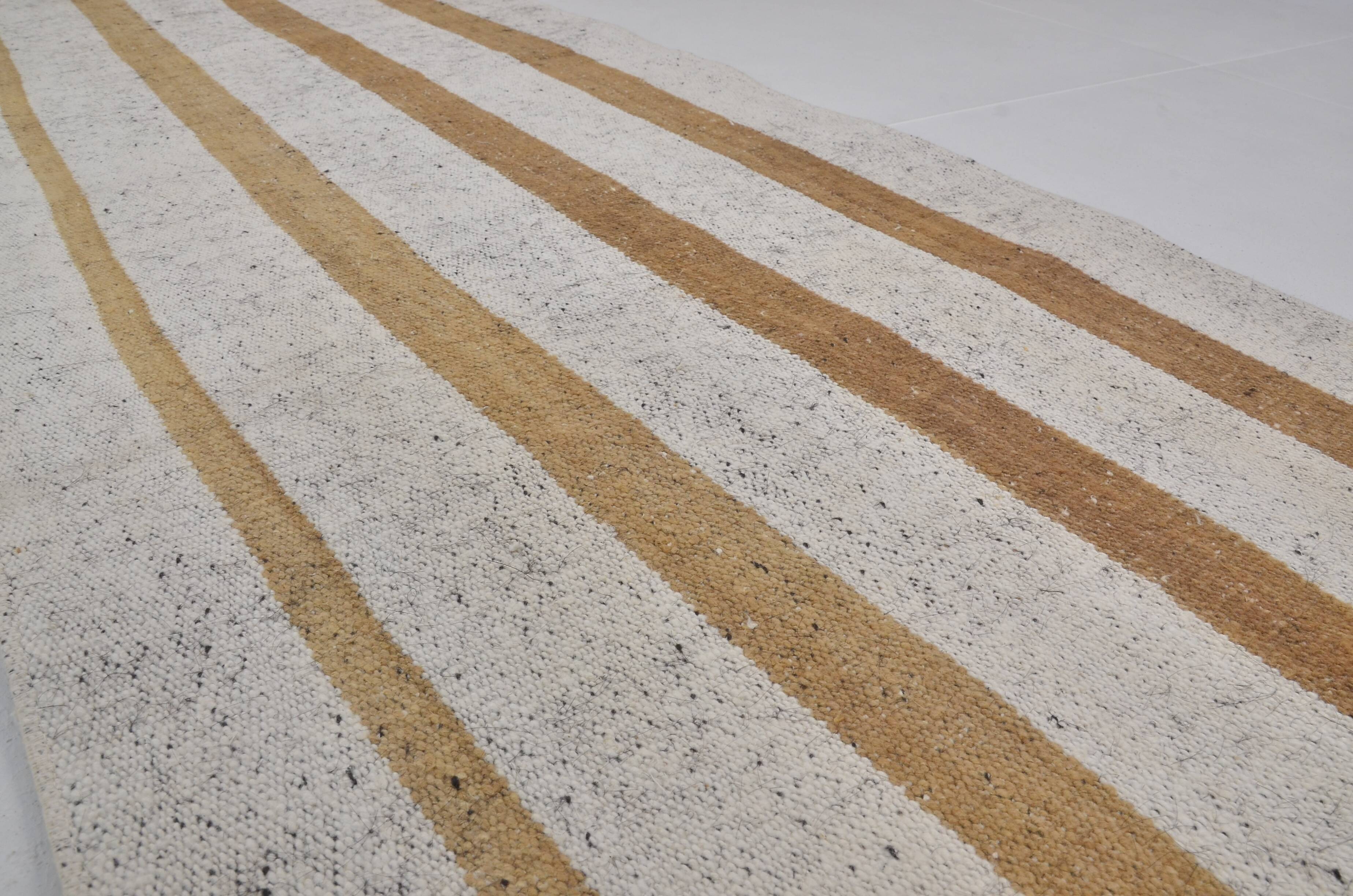 Oushak Antique Neutral Kilim Rug sku 3923