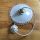 Vintage white opaline pendant lamp