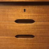 Mid-Century German Teak Executive Desk from Wilhelm Renz, 1960s
