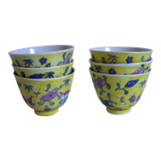6 tasses à thé vintage, Chine