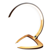 Scorpio table lamp, solid walnut, design matevž klopčič (m-interi)