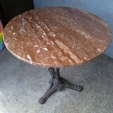 70cm marble bistro table / pedestal table