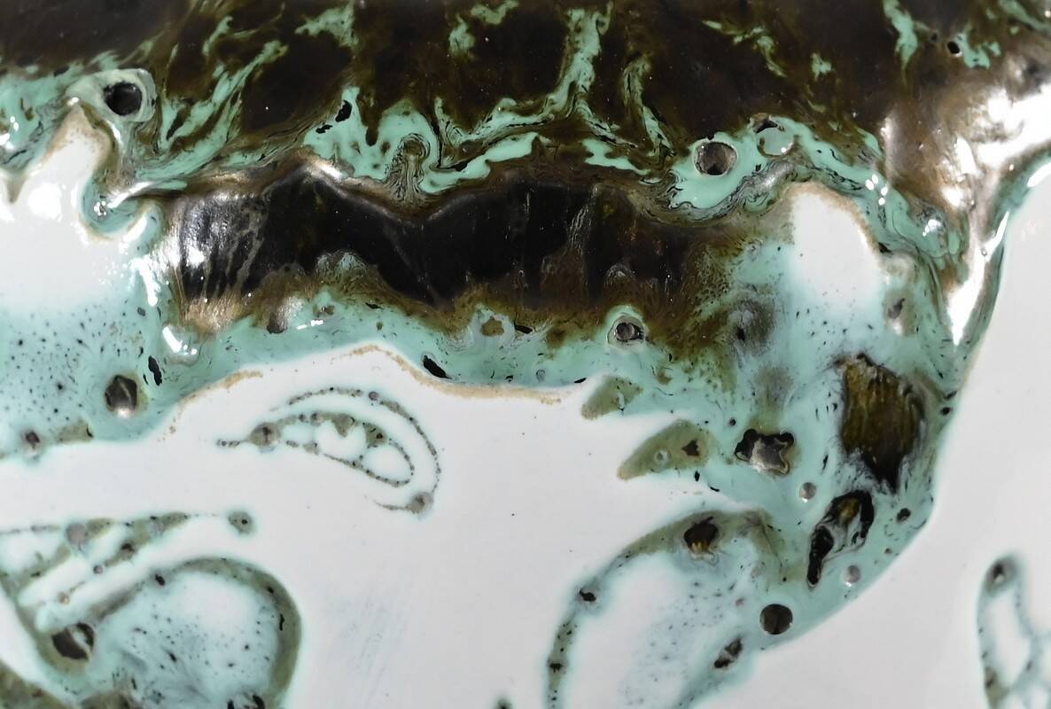 “Les Pélicans” vase, signed L. Alaurant – 1950