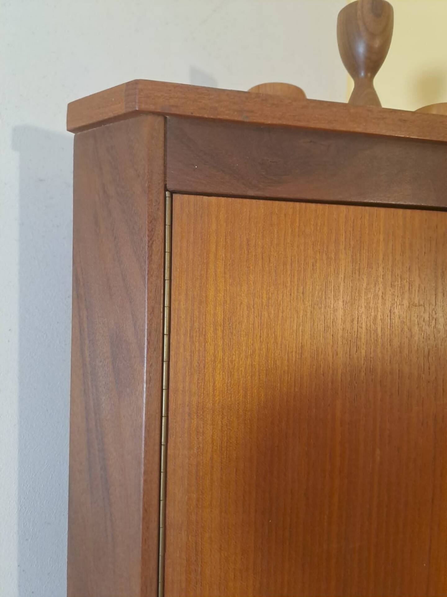 Meuble d'angle en teck,  Vintage Scandinave 1960s