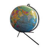 Globe terrestre vintage Girard Barrère