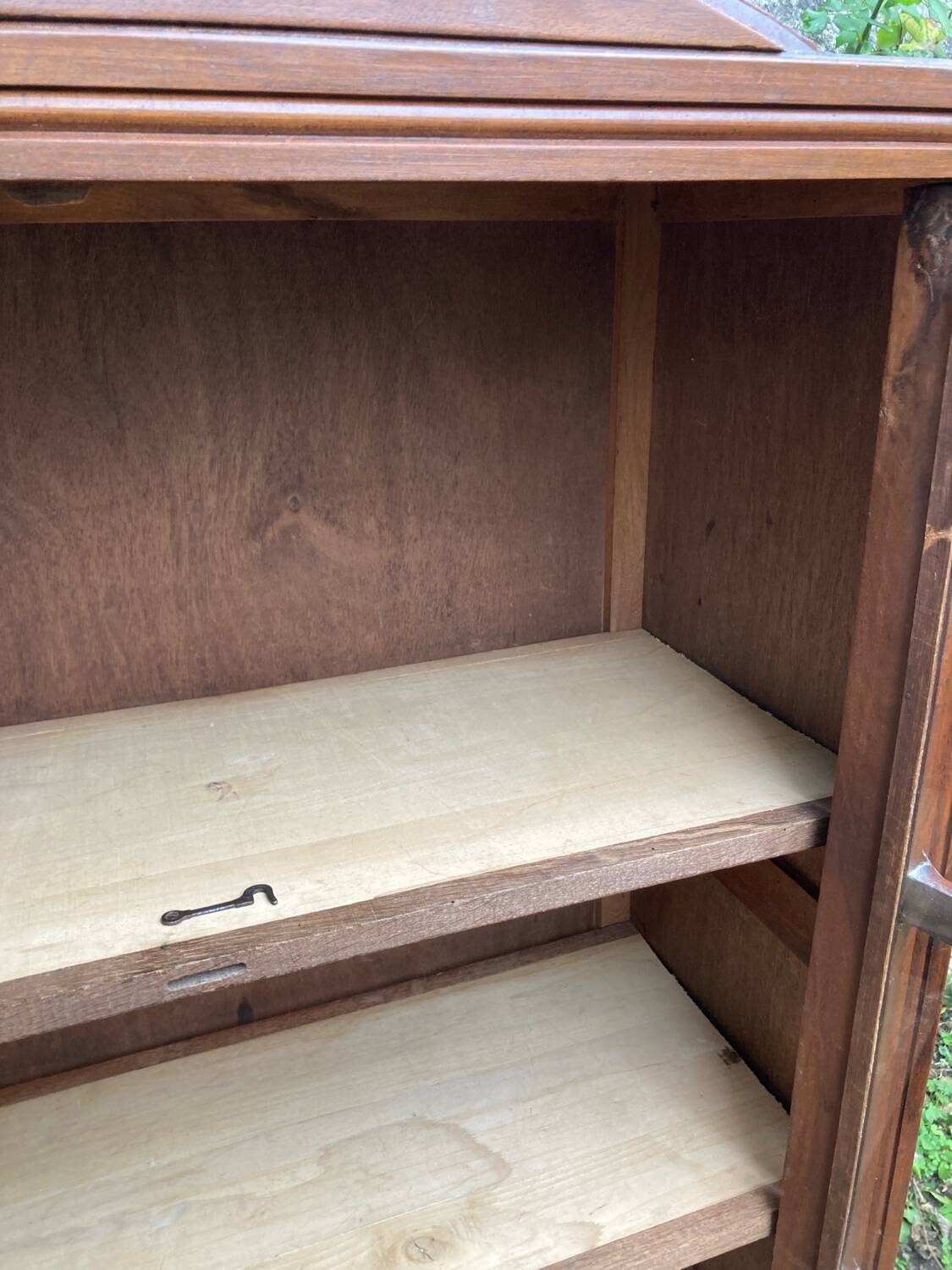 Vintage glass-fronted cabinet