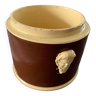 Sarreguemines clay pot with mascarons
