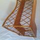L shaped rack in rattan