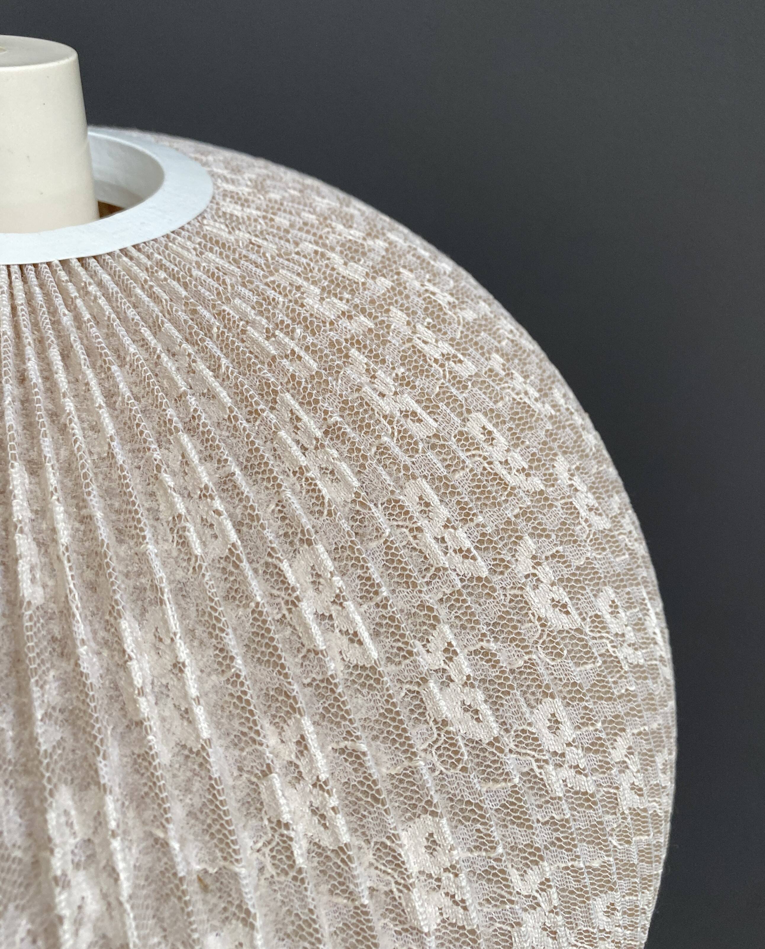 Plisee round hanging lamp 1960s