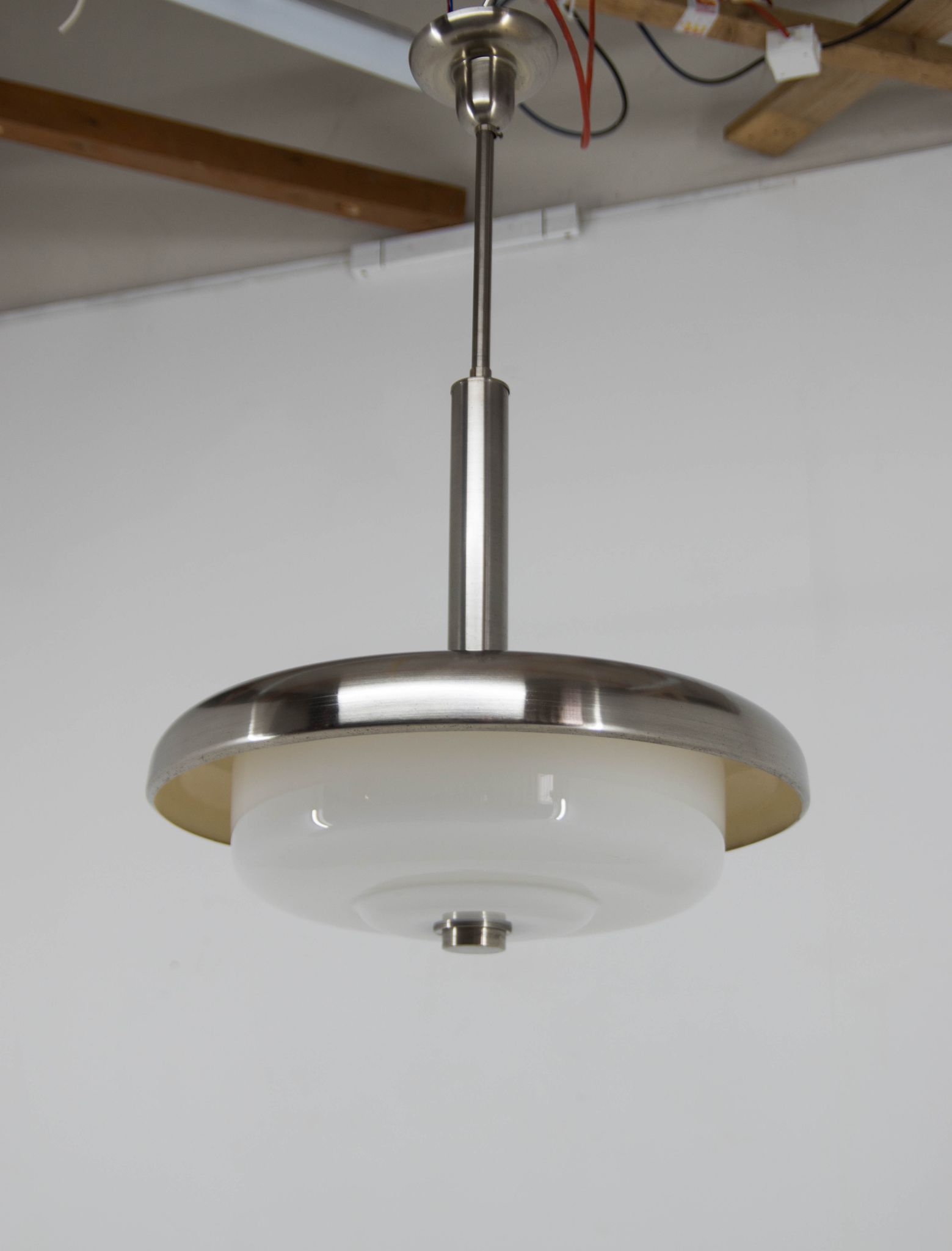 Ultra Rare Bauhaus Chandelier by IAS, 1930s