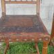 2 seat chairs and leather backrest
