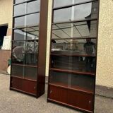 Pair of vintage display bookcases – 1960s