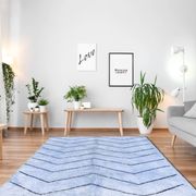 Modern Moroccan carpet blue