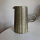 Pottery pitcher vase faux wood decor 1970 to identify