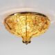 Incredible and rare crystal glass flush mount light by Palwa, Germany 1960’s