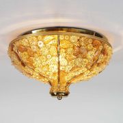 Incroyable et rare plafonnier en cristal de Palwa, Allemagne, années 1960