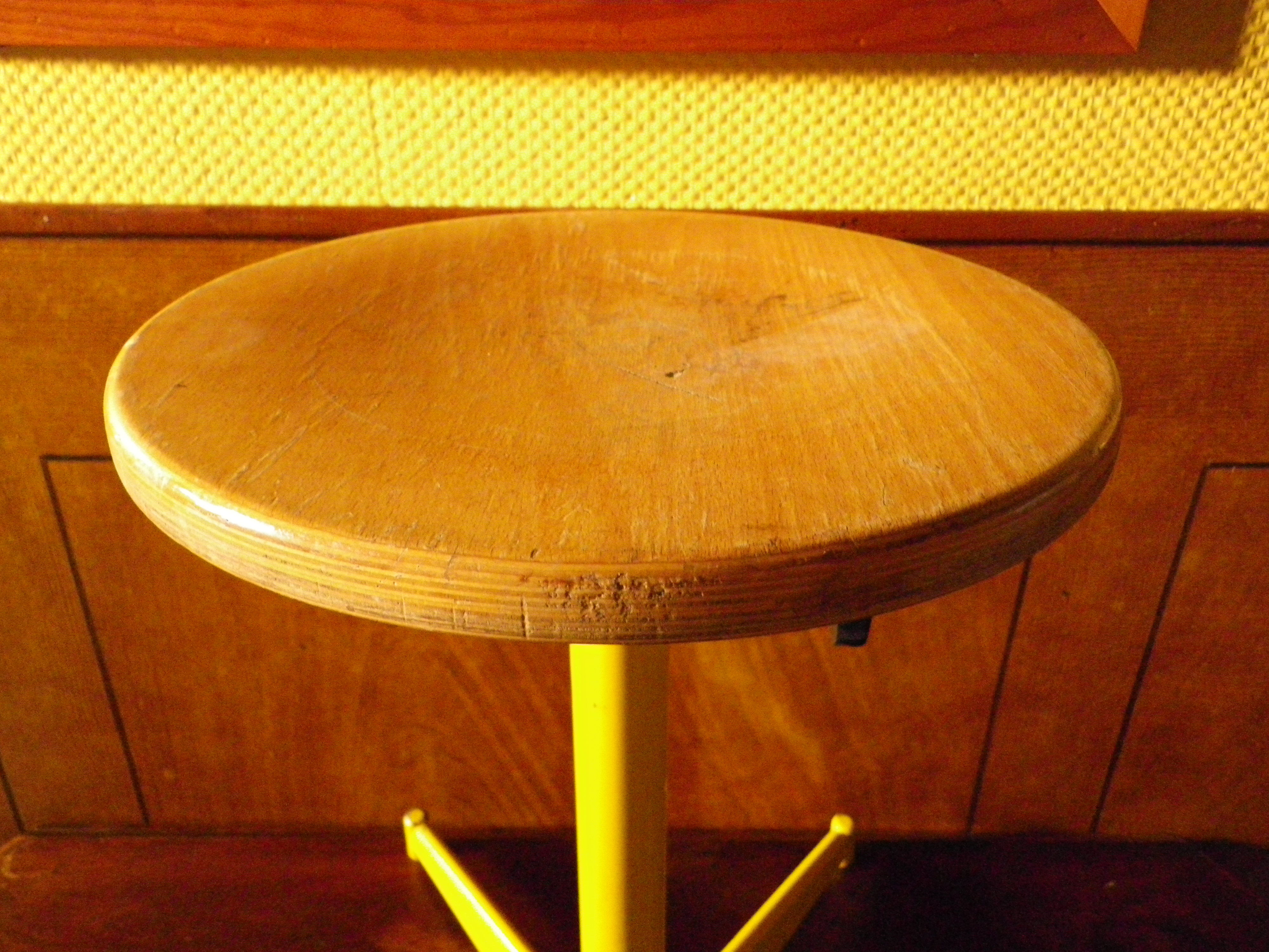 Industrial stool adjustable vintage 1970s