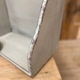 Old patinated washerwoman tray and its beater