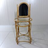 Vintage rattan dressing table 1970's