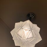 Suspension globe étoile Art deco