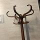 Wooden parrot coat rack